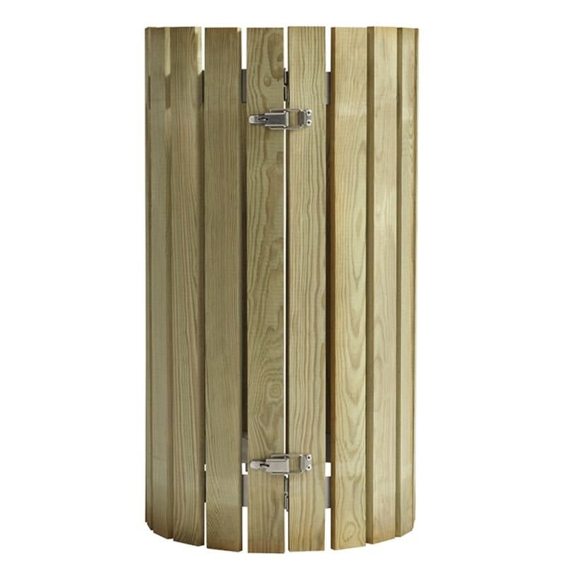 Entourage en lattes bois pour supports de sac Collection Prossentiel