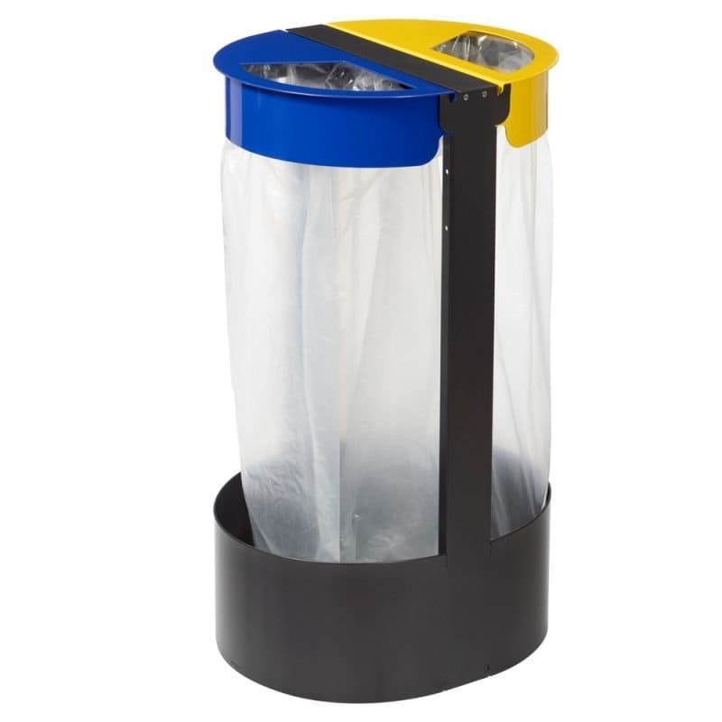 Support sac extérieur sur pied 2 flux Citwin Premium - 2x75L Prossentiel