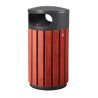 Poubelle extérieure lattes bois Zeno Bois - 40L ou 60L Prossentiel
