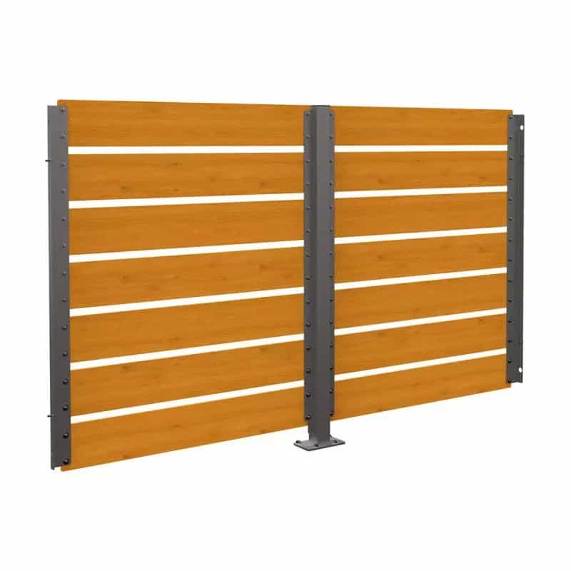 Bardage de retour avant pour abri conteneurs Modulo - lg 2500 mm Prossentiel