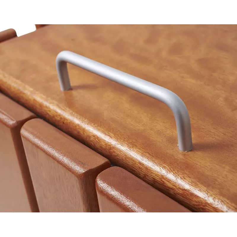 Corbeille rectangulaire bois Séville 100L Prossentiel