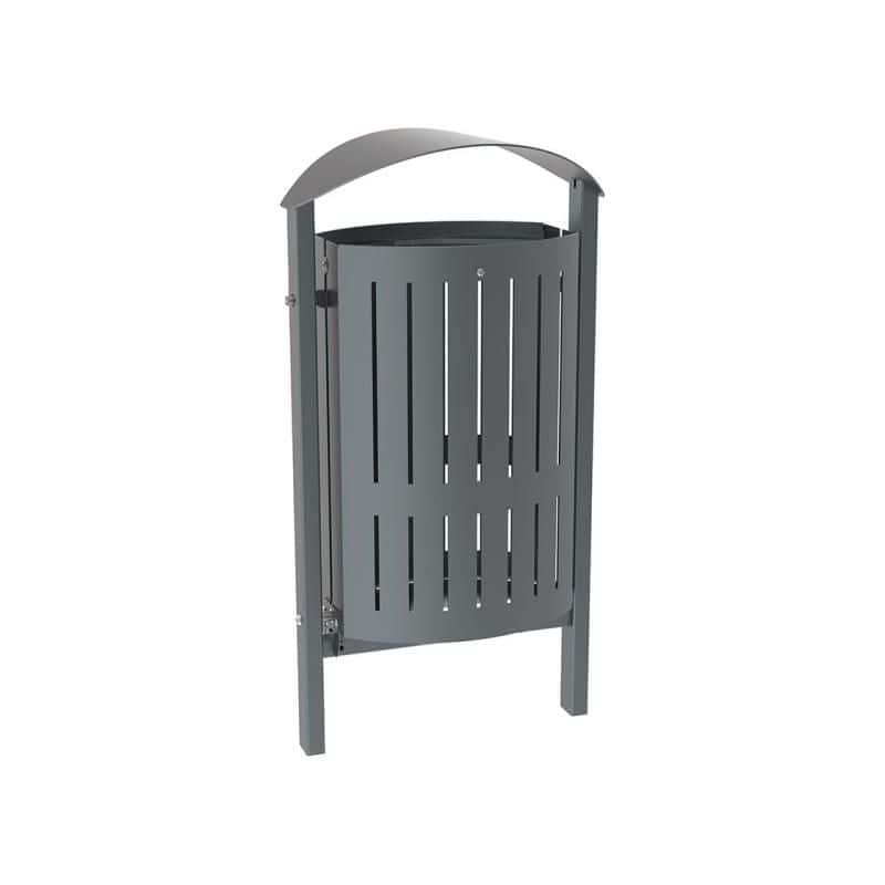 Poubelle urbaine acier Silaos® 50L Prossentiel