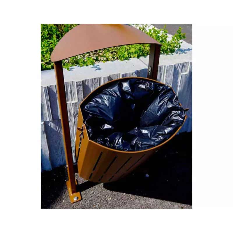 Poubelle urbaine acier Silaos® 50L Prossentiel