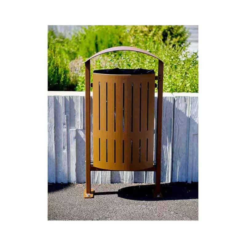 Poubelle urbaine acier Silaos® 50L Prossentiel