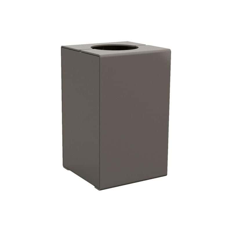 Corbeille urbaine acier Kub 120L Prossentiel