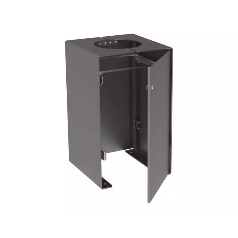 Corbeille urbaine acier Kub 120L Prossentiel