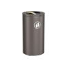 Poubelle extérieure ronde tri sélectif acier Olbia Prossentiel