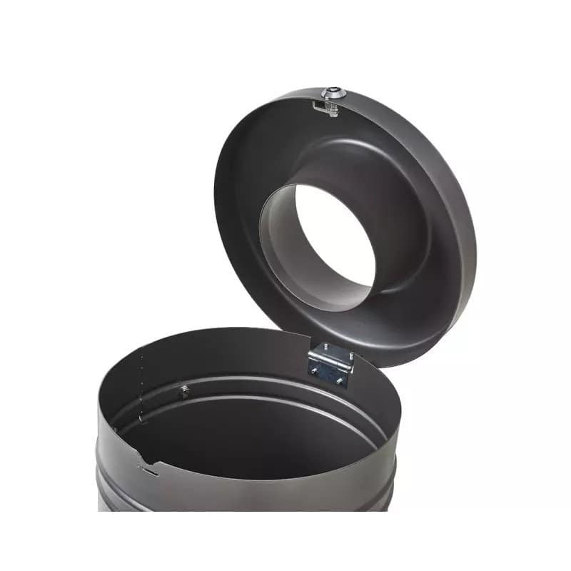 Corbeille de ville tri sélectif sur potelet Guyenne Boule 40L Prossentiel