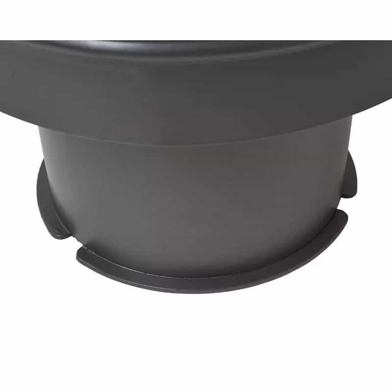 Poubelle de ville cylindrique acier Cévennes 60L Prossentiel