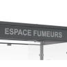 Autocollant du texte "Espace Fumeurs" Prossentiel