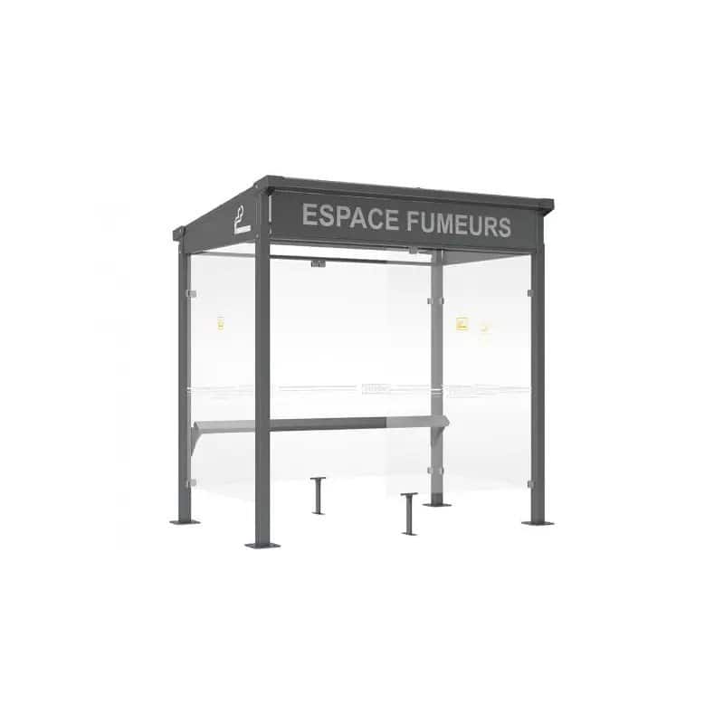 Autocollant du texte "Espace Fumeurs" Prossentiel