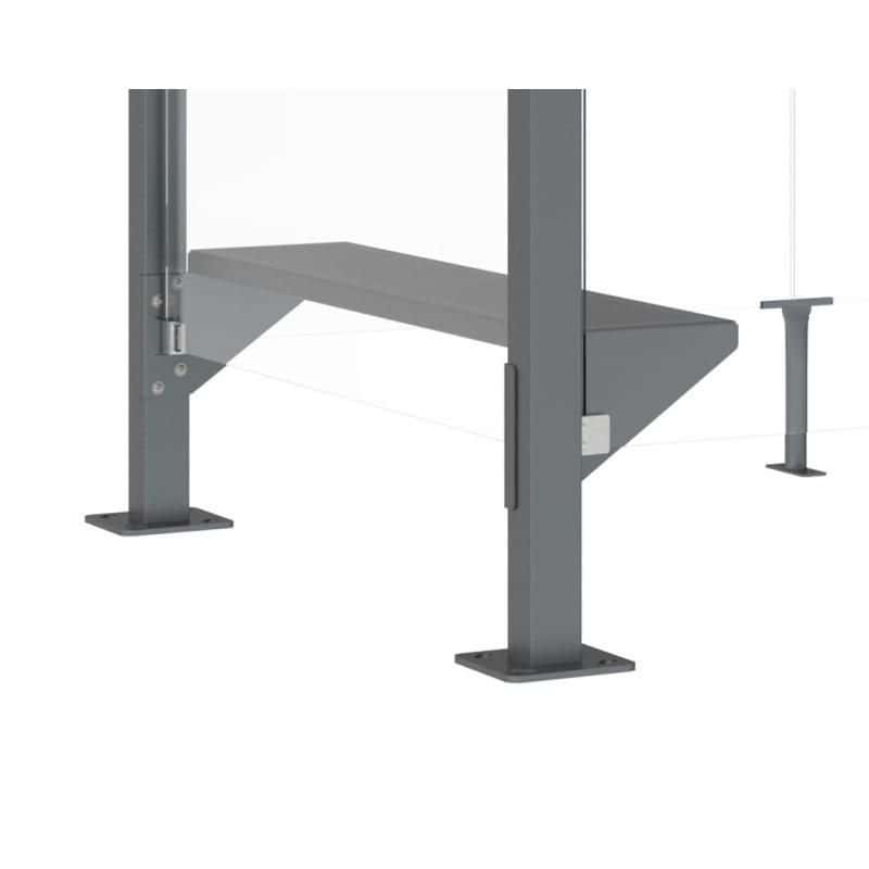 Banquette / tablette pour abris fumeurs Prossentiel