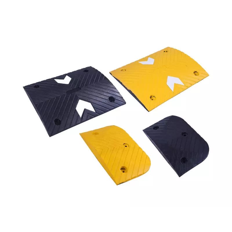 Ralentisseur de parking Jaune et noir - H 50 mm Prossentiel