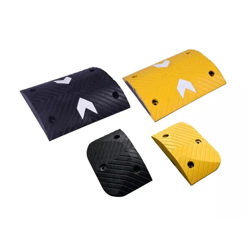 Ralentisseur de parking Jaune et noir - H 75 mm Prossentiel