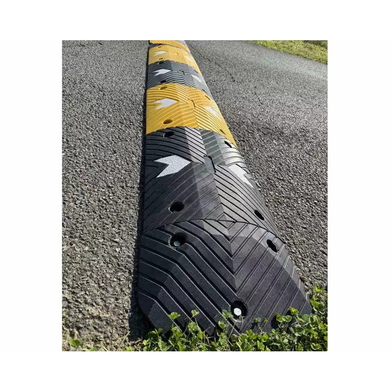 Ralentisseur de parking Jaune et noir - H 75 mm Prossentiel