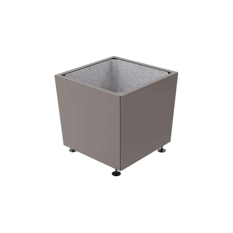 Bac à plantes urbain carré Olbia Prossentiel