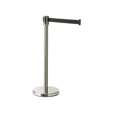 Lot de 2 barrières de délimitation à ceinture retractable sur socle Paceo - Inox - 3m Prossentiel