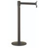 Lot de 2 barrières de délimitation à ceinture retractable sur socle Paceo -Gris manganèse - 3m Prossentiel