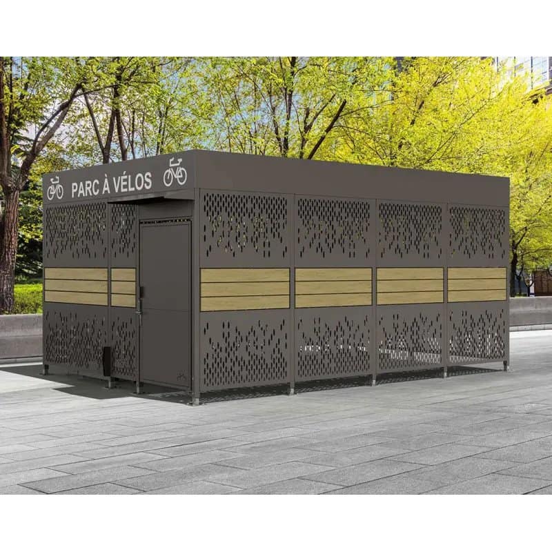 Casquette de porte pour abris vélos sécurisés Horizon Prossentiel