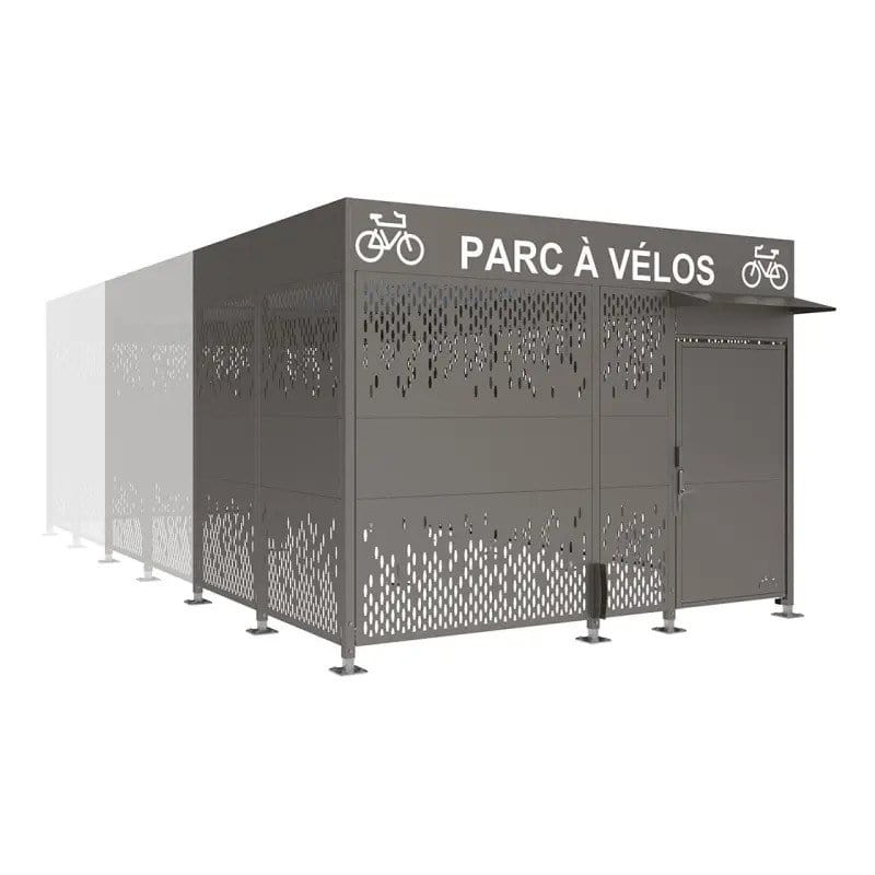 Casquette de porte pour abris vélos sécurisés Horizon Prossentiel