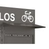 Casquette de porte pour abris vélos sécurisés Horizon Prossentiel