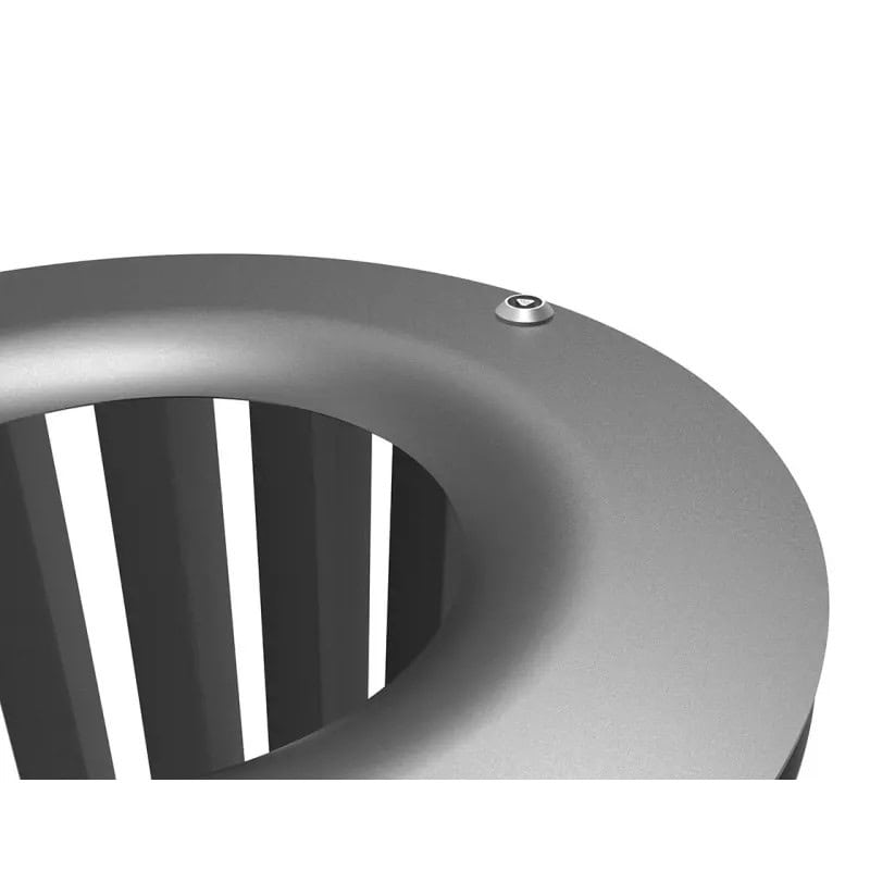 Poubelle urbaine design métal Lofoten 80L Prossentiel