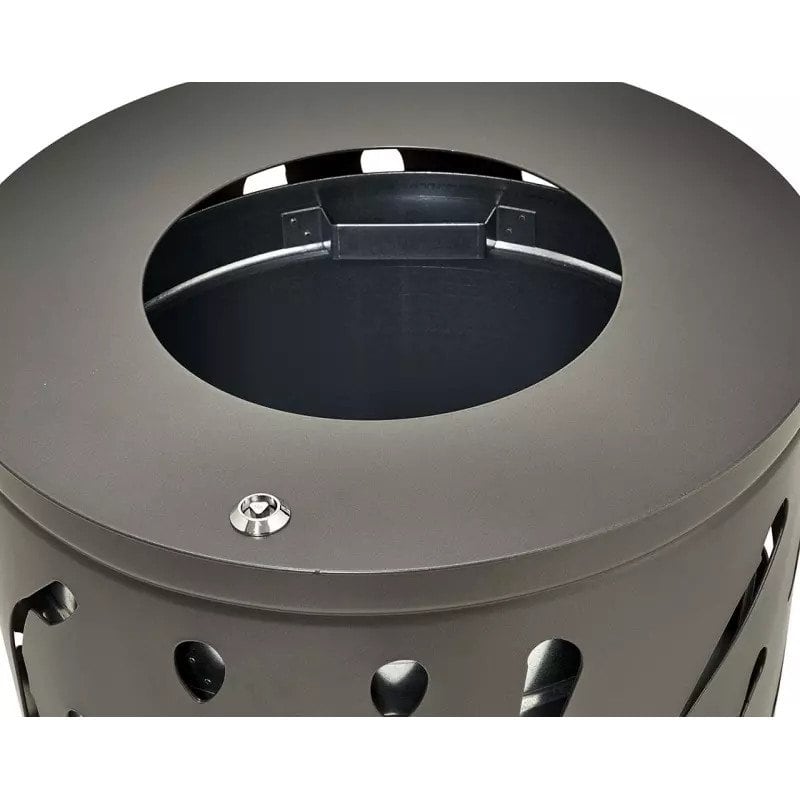 Poubelle urbaine ronde design Venise 80L ou 120L Prossentiel