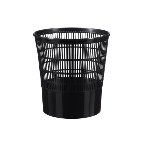 Lot de 20 petites corbeilles à papier - Noir - 16L Prossentiel