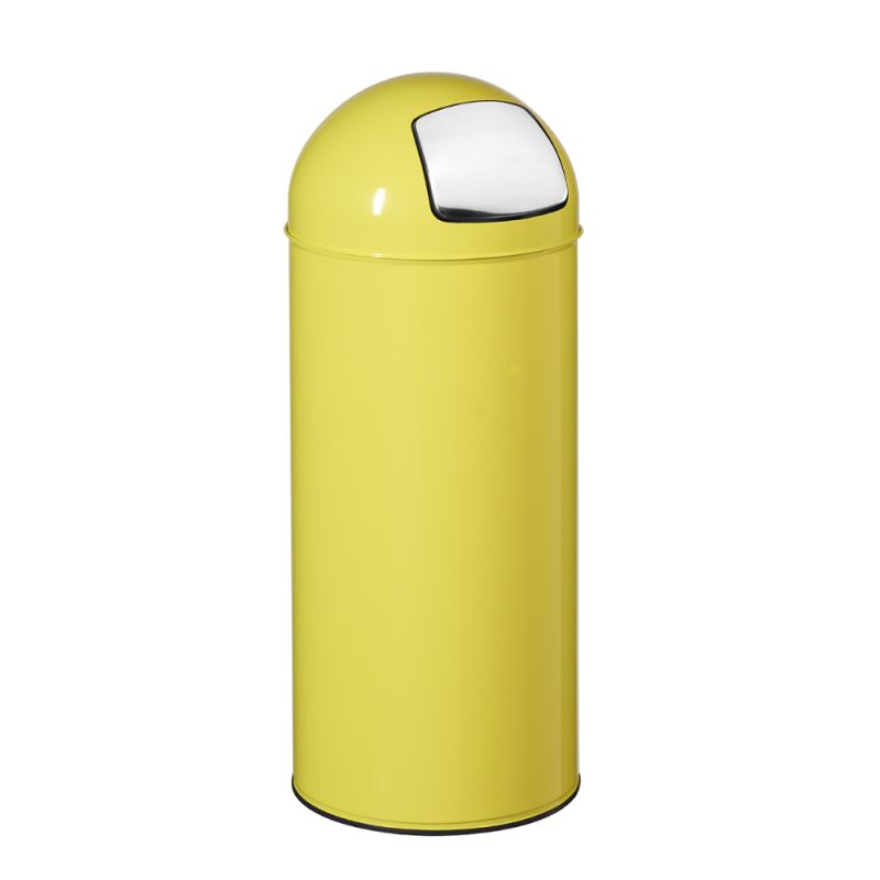 Poubelle avec couvercle à trappe Push - 45L Prossentiel