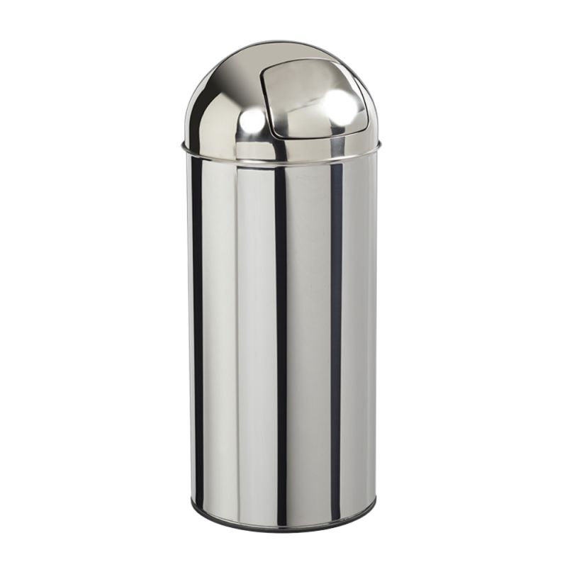 Poubelle avec couvercle à trappe Push - 45L Prossentiel