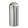 Poubelle avec couvercle à trappe Push - 45L Prossentiel