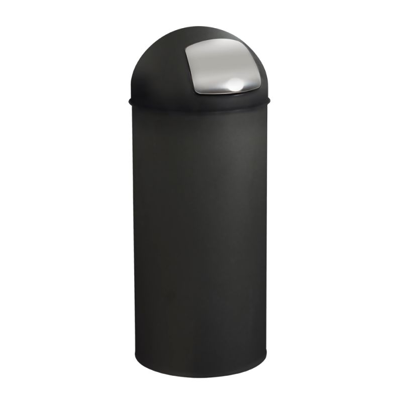 Poubelle avec couvercle à trappe Push - 45L Prossentiel