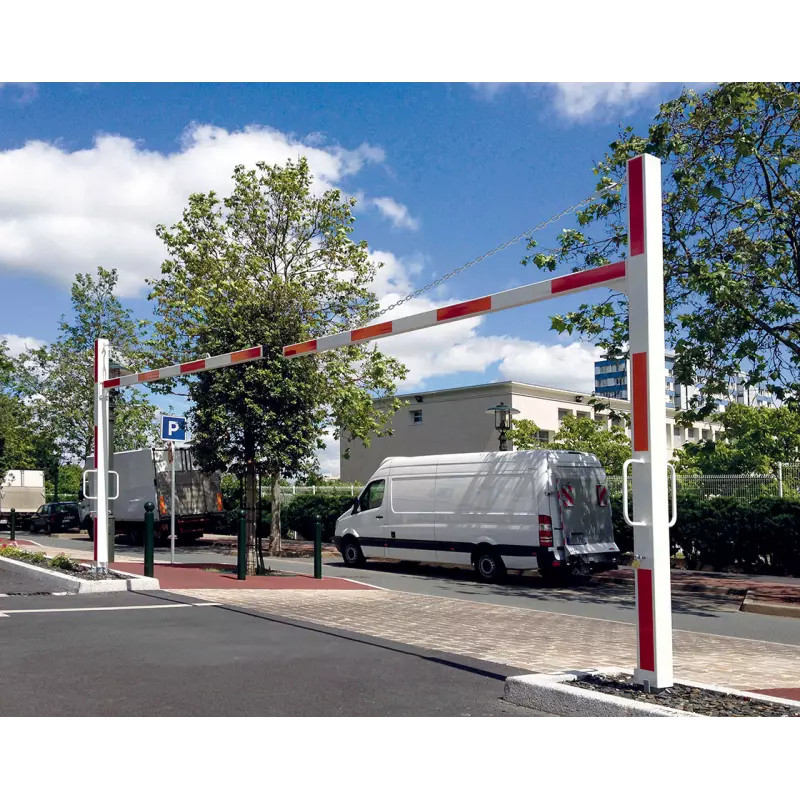 Portique pivotant d'accès parking - limiteur de hauteur Prossentiel