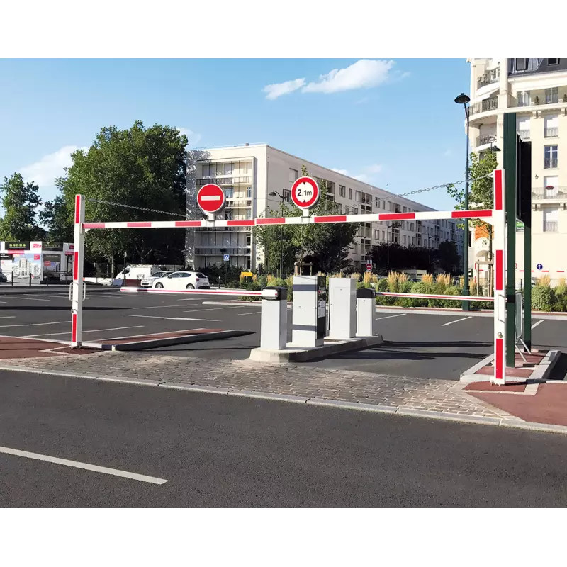 Portique pivotant d'accès parking - limiteur de hauteur Prossentiel