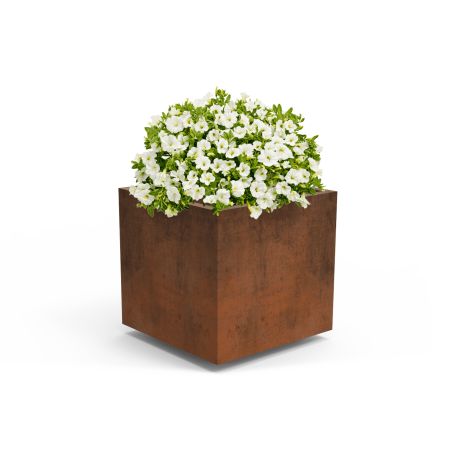 Jardinière de ville en acier Corten Olea | Prossentiel