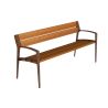 Banc moderne bois et acier Minsk | Prossentiel