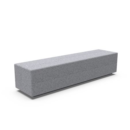 Banc en béton gris granit Kube | Prossentiel