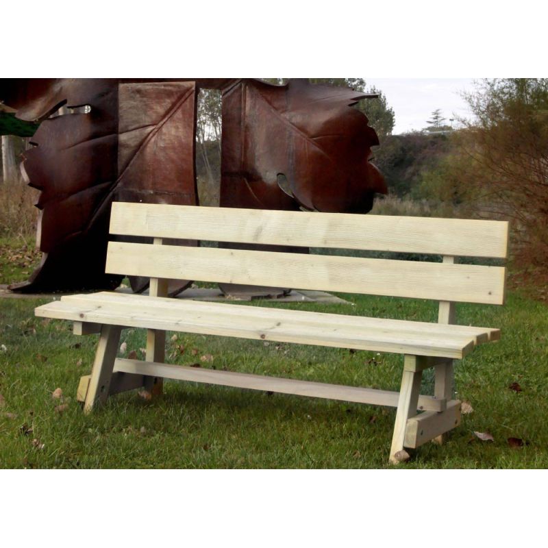 Banc en bois naturel Nordico | Prossentiel