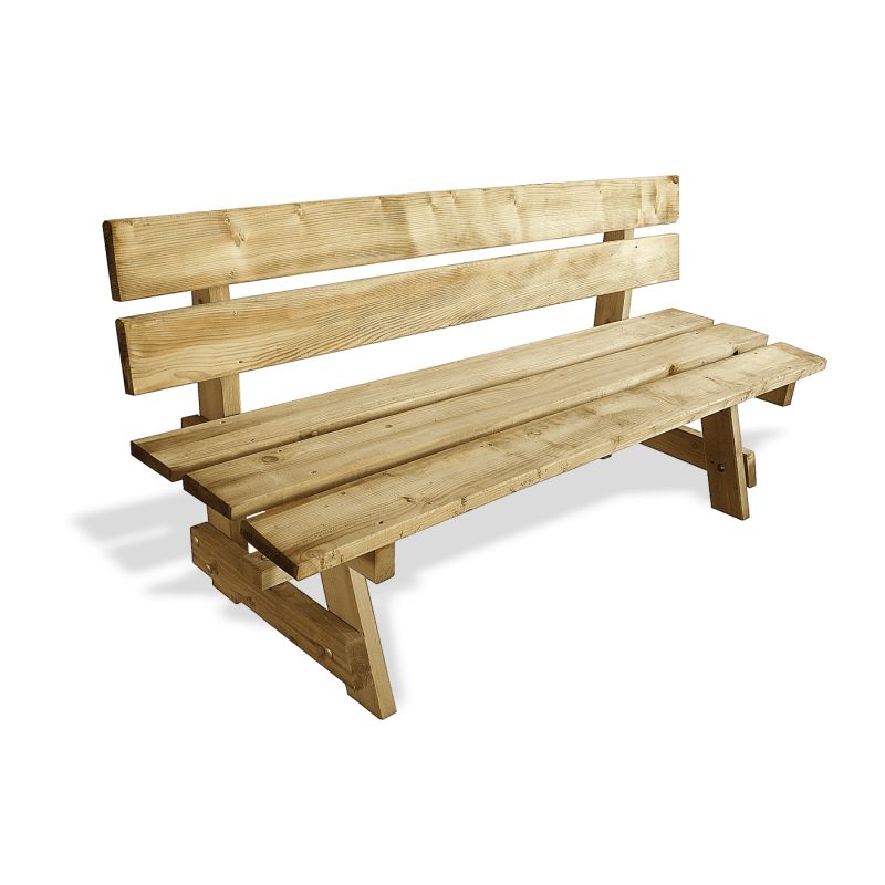 Banc en bois naturel Nordico | Prossentiel