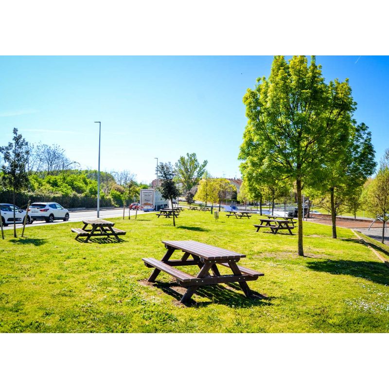 Table de pique-nique en plastique recyclé Pik | Prossentiel