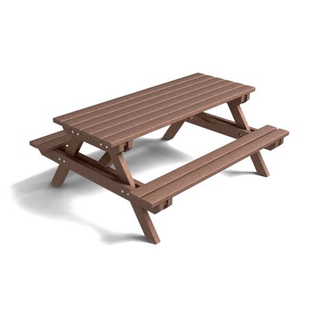 Table de pique-nique en plastique recyclé Pik | Prossentiel