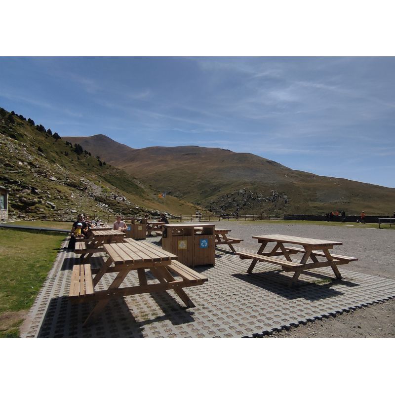 Table de pique-nique robuste en bois | Prossentiel
