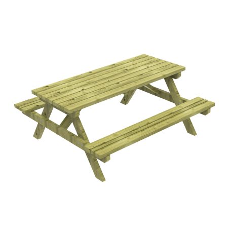 Table de pique-nique robuste en bois | Prossentiel