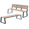 Bancs urbains en stratifié compact HPL
