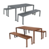 Tables de pique-nique en acier
