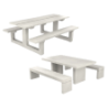 Tables de pique-nique en béton